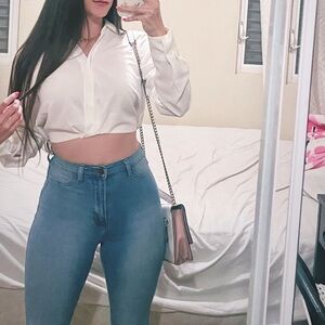 Elegant White Crop Top